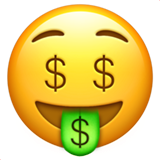 Money Mouth Face emoji